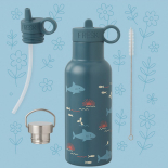 Παγούρι-Θερμός Shark από Ανοξείδωτο Ατσάλι 500ml - Fresk (FD320-88)