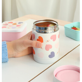 Ισοθερμικό Δοχείο Φαγητού 300ml Hearts - A Little Lovely Company