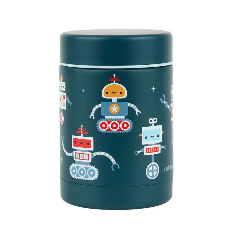 Ισοθερμικό Δοχείο Φαγητού 300ml Robots - A Little Lovely Company