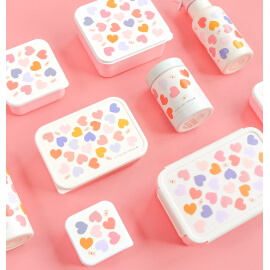 Δοχείο Φαγητού Bento Lunch Box Hearts - A Little Lovely Company