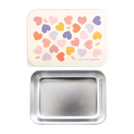 Ανοξείδωτο Δοχείο Φαγητού Lunch Box Hearts - A Little Lovely Company
