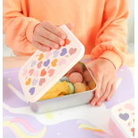 Ανοξείδωτο Δοχείο Φαγητού Lunch Box Hearts - A Little Lovely Company