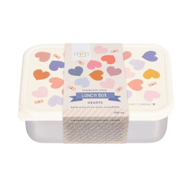 Ανοξείδωτο Δοχείο Φαγητού Lunch Box Hearts - A Little Lovely Company