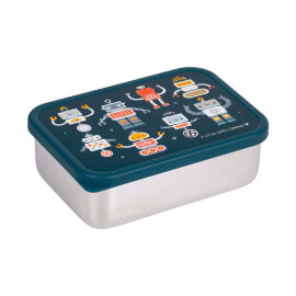 Ανοξείδωτο Δοχείο Φαγητού Lunch Box Robots - A Little Lovely Company