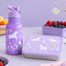 Ανοξείδωτο Δοχείο Φαγητού Lunch Box Unicorn Dreams - A Little Lovely Company