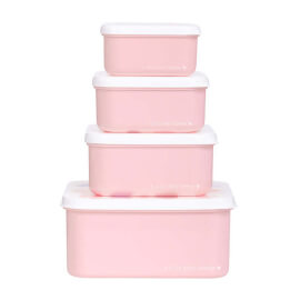 Σετ 4 Δοχεία Φαγητού Lunch & Snack Box Hearts - A Little Lovely Company