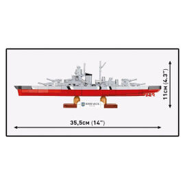 Κατασκευή Θωρηκτό Bismarck - Cobi (4854)