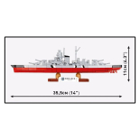 Κατασκευή Θωρηκτό Bismarck - Cobi (4854)