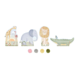 Κάρτες με Pom Pom Safari Friends - Little Dutch (126919)