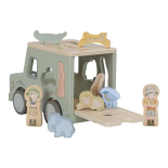 Ξύλινο Αυτοκίνητο Ταξινόμησης Σχημάτων Safari - Little Dutch (7447)