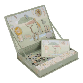 Μαγνητικό Παιχνίδι Σύνθεσης Εικόνων Safari Friends - Little Dutch (7453)