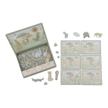 Μαγνητικό Παιχνίδι Σύνθεσης Εικόνων Safari Friends - Little Dutch (7453)