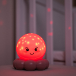 Φορητός Προβολέας Αστεριών Χταποδάκι Twinkles To Go Ροζ- Cloud b (1100-PK)
