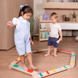 Ξύλινο Μονοπάτι Ισορροπίας Montessori - Family Nation