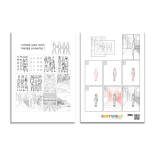 Τάμπλετ Ζωγραφικής Manga 2 Όψεων K-DRAW-PRO με Οθόνη LED και Μαυροπίνακα