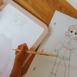 Τάμπλετ Ζωγραφικής Σχέδιο Μόδας 2 Όψεων K-DRAW-PRO με Οθόνη LED και Μαυροπίνακα