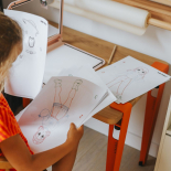 Τάμπλετ Ζωγραφικής Σχέδιο Μόδας 2 Όψεων K-DRAW-PRO με Οθόνη LED και Μαυροπίνακα