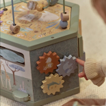 Ξύλινος Κύβος Δραστηριοτήτων Safari Friends - Little Dutch (7431)
