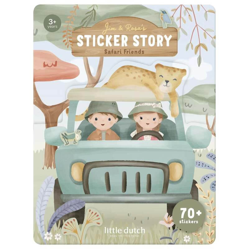 Βιβλίο με Αυτοκόλλητα Safari Friends - Little Dutch (126904)Βιβλίο με Αυτοκόλλητα Safari Friends - Little Dutch (126904)