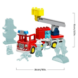 Lego Duplo - Πυροσβεστικό Όχημα με Μάνικα και Πυροσβέστη (10473)