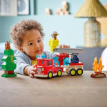 Lego Duplo - Πυροσβεστικό Όχημα με Μάνικα και Πυροσβέστη (10473)