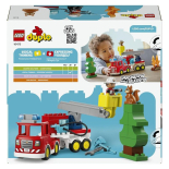 Lego Duplo - Πυροσβεστικό Όχημα με Μάνικα και Πυροσβέστη (10473)