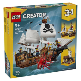 Lego Creator - Εμβληματικό Πειρατικό Πλοίο 3σε1 (31387)