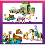 Lego Friends - Τρέιλερ για Άλογο & Πουλαράκι (42695)