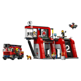Lego City - Πυροσβεστικός Σταθμός με Πυροσβεστικό Όχημα (60414)