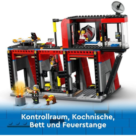 Lego City - Πυροσβεστικός Σταθμός με Πυροσβεστικό Όχημα (60414)