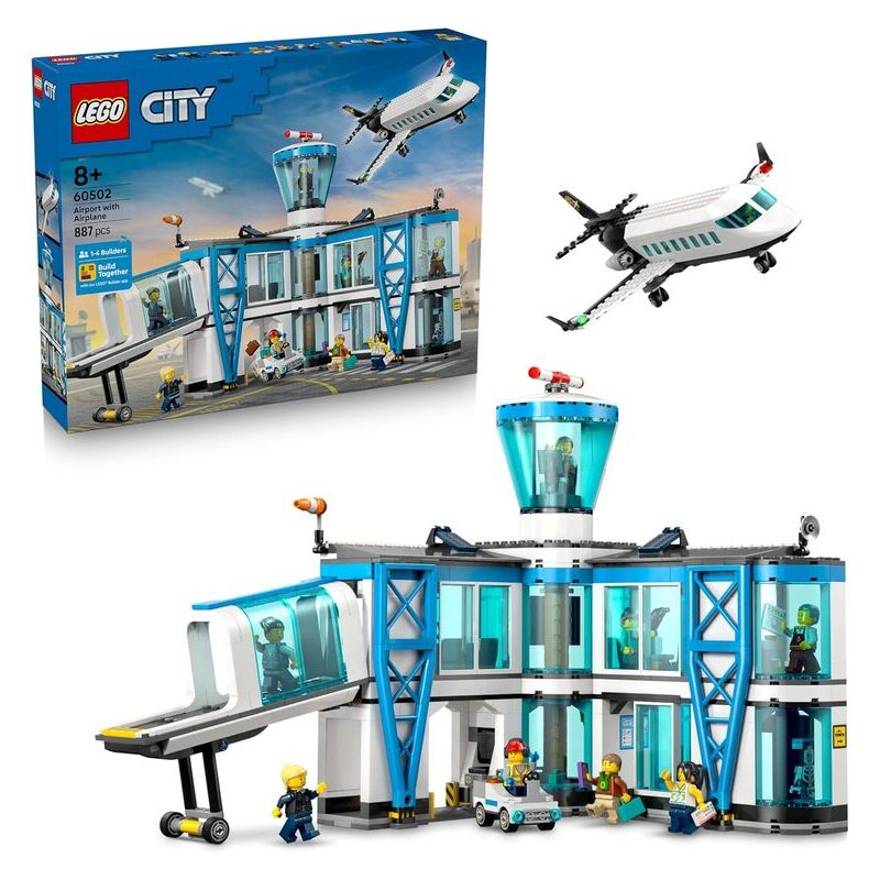 Lego City - Αεροδρόμιο με Αεροπλάνο (60502)Lego City - Αεροδρόμιο με Αεροπλάνο (60502)