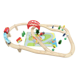 Ξύλινο Τρενάκι με 51 τμχ - Spielmaus (42526801)