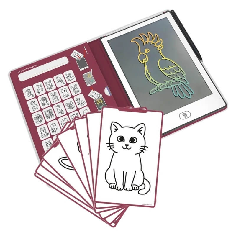 Kidydraw-Mini Tablet Ζωγραφικής Pets - Kidywolf (183942)Kidydraw Mini Tablet Ζωγραφικής Pets με Oθόνη LCD & 30 Kάρτες
