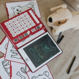 Kidydraw-Mini Tablet Ζωγραφικής Pets - Kidywolf (183942)