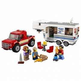 Lego City - Ημιφορτηγό και Τροχόσπιτο (60182)