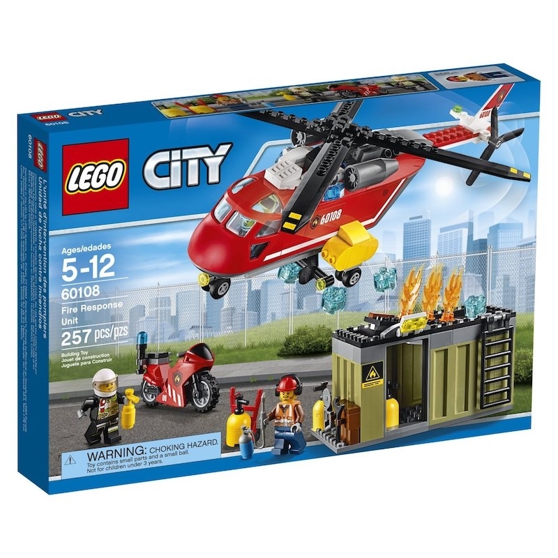 Lego City - Μονάδα Πυροσβεστικής Αντιμετώπισης (60108)Lego City - Μονάδα Πυροσβεστικής Αντιμετώπισης (60108)