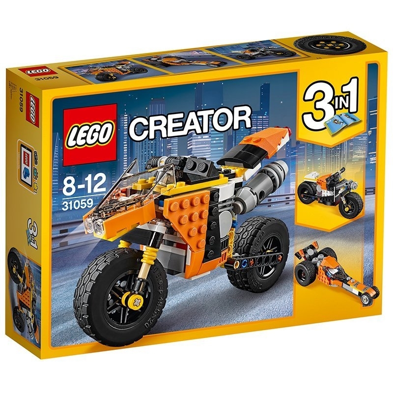 Lego Creator - Πορτοκαλί Μοτοσυκλέτα Δράσης (31059)Lego Creator - Πορτοκαλί Μοτοσυκλέτα Δράσης (31059)
