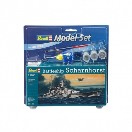 Πολεμικό Πλοίο Scharnhorst σετ δώρου με χρώματα & κολλα