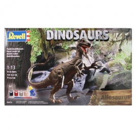 Δεινόσαυροι - Αλλόσαυρος Σετ με χρώματα, κόλλα & πινέλο