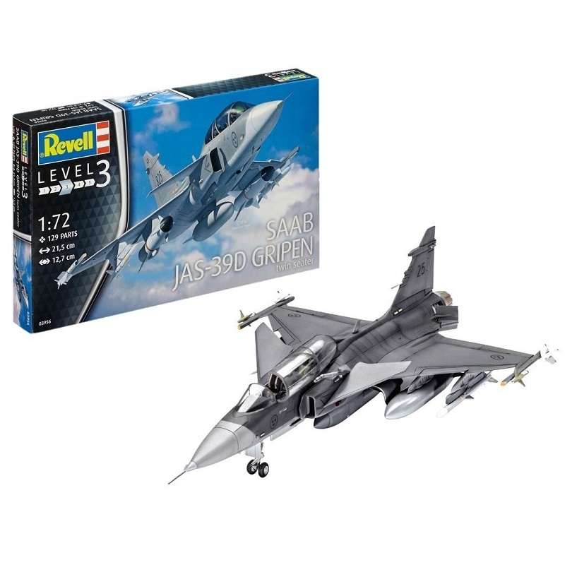 Πολεμικό Αεροπλάνο Saab JAS-39D Gripen 1/72Πολεμικό Αεροπλάνο Saab JAS-39D Gripen 1/72