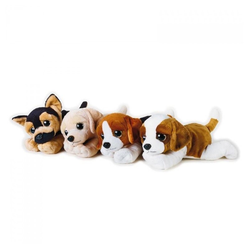 Σκυλάκια ξαπλωτά "Furbotti" 30 εκ. κανελλί-άσπρο-μαύροΣκυλάκια ξαπλωτά "Furbotti" 30 εκ. κανελλί-άσπρο-μαύρο