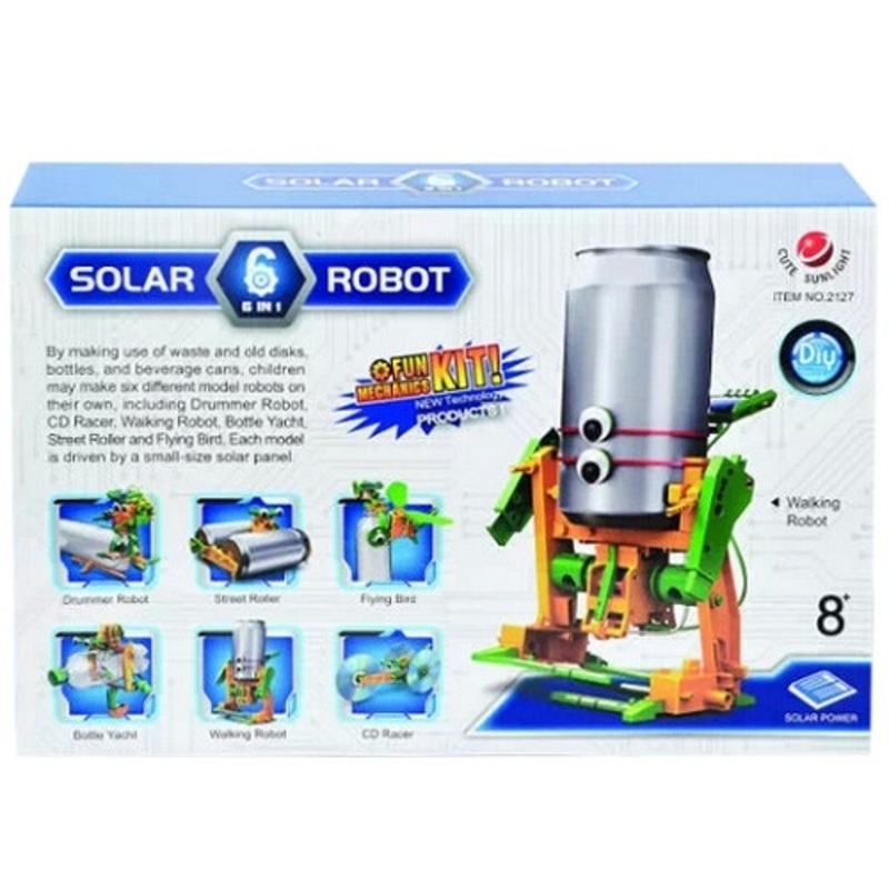 Ηλιακό Ρομπότ 6 σε 1Ηλιακό Ρομπότ 6 σε 1