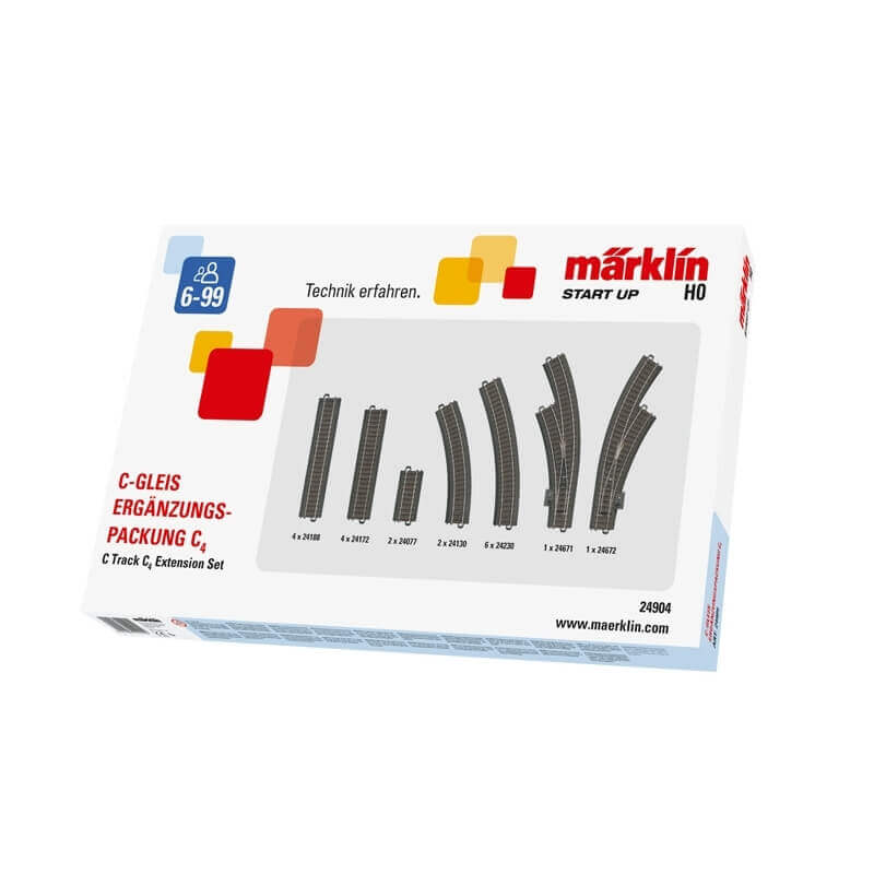 Märklin - Σετ Επέκτασης Γραμμών C4 (24904)Märklin - Σετ Επέκτασης Γραμμών C4 (24904)