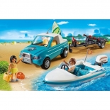 Playmobil Summer Fun - Όχημα με Ταχύπλοο Σκάφος και Υποβρύχιο Μοτέρ (6864)