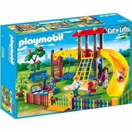 Playmobil Σχολείο και Παιδικός Σταθμός - Μοντέρνα Παιδική Χαρά (5568)