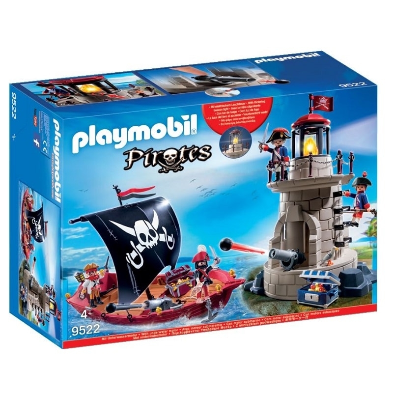 Playmobil Πειρατές - Πειρατικό Καράβι και Φάρος (9522)Playmobil Πειρατές - Πειρατικό Καράβι και Φάρος (9522)