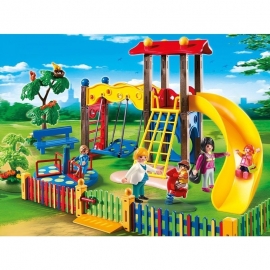 Playmobil Σχολείο και Παιδικός Σταθμός - Μοντέρνα Παιδική Χαρά (5568)