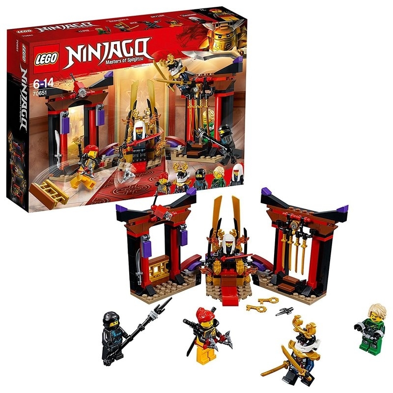 Lego Ninjago - Αναμέτρηση στην Αίθουσα του θρόνου (70651)Lego Ninjago - Αναμέτρηση στην Αίθουσα του θρόνου (70651)