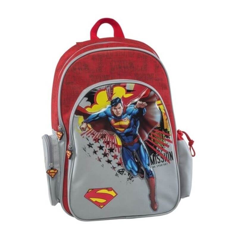 Σακίδιο Δημοτικού Superman ΠολυθεσιακόΣακίδιο Δημοτικού Superman Πολυθεσιακό