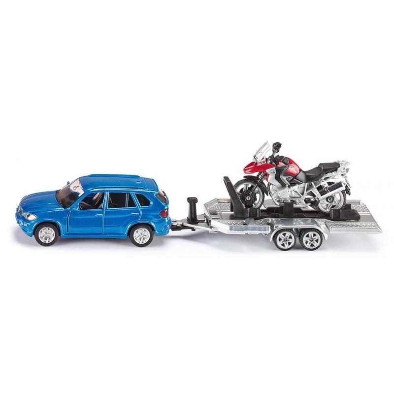 Siku - Αυτοκίνητο με τρέιλερ και μοτοσυκλέτα (2547)Siku - Αυτοκίνητο με τρέιλερ και μοτοσυκλέτα (2547)